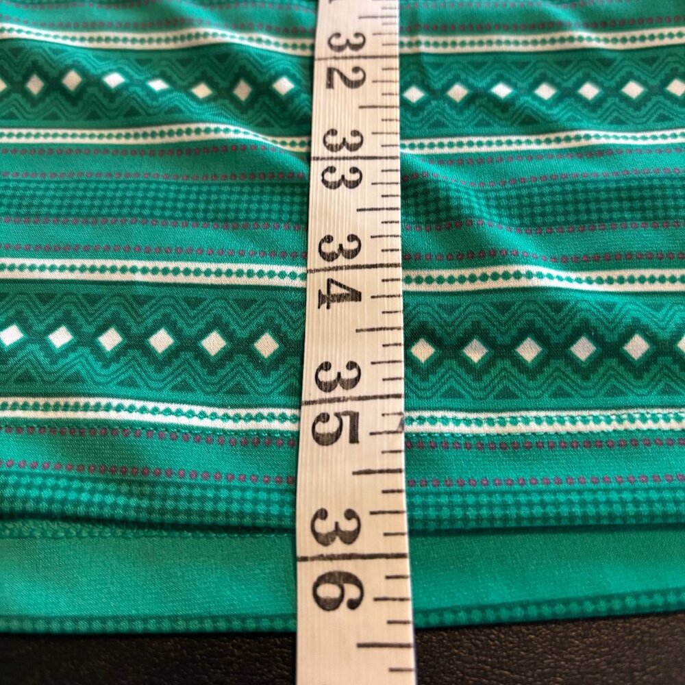 Magnolia Grace Green Paisley Sleeveless Dress Size Large - Picture 8 of 12